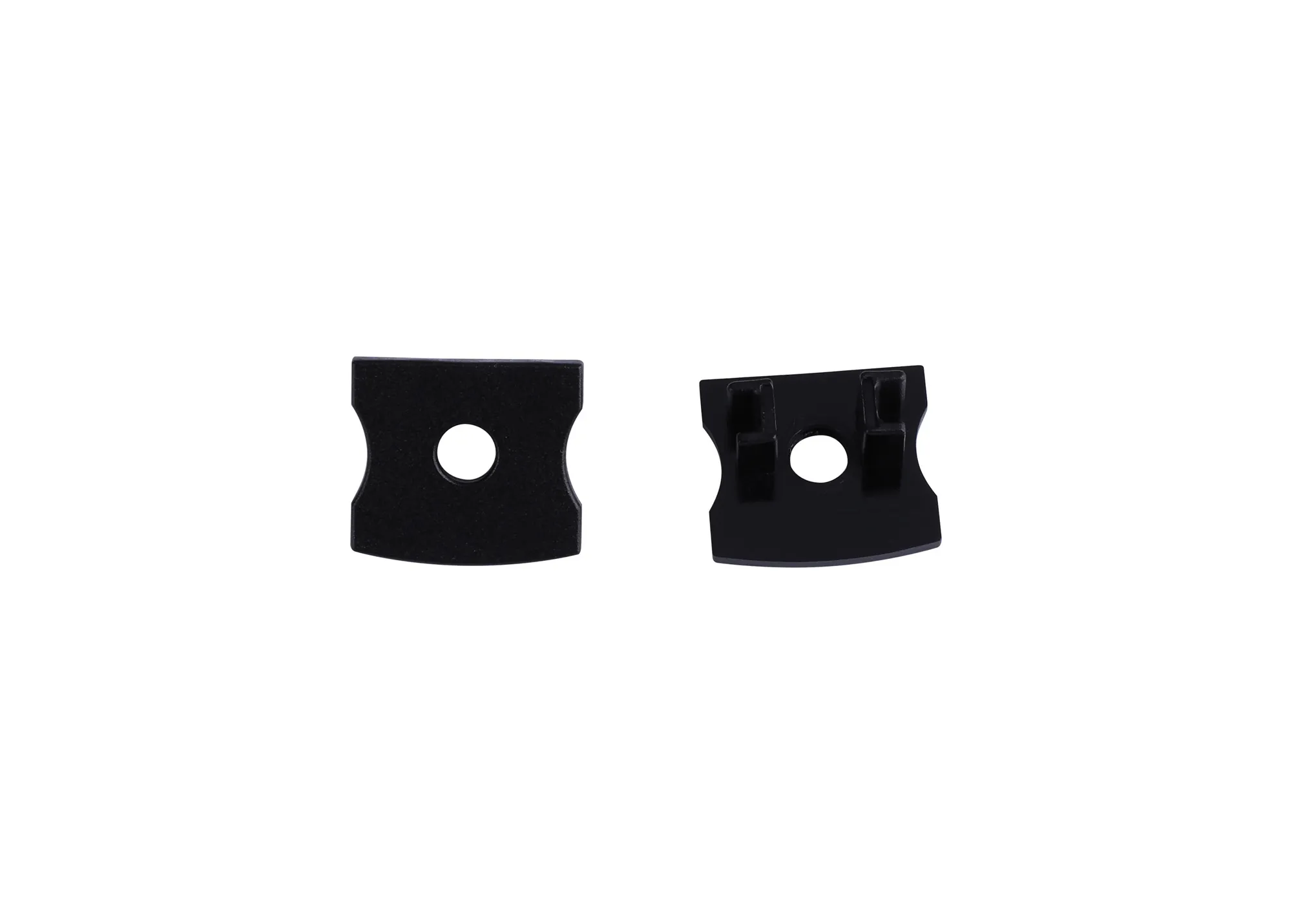 Tiras 2m, 17 x 15.3mm Black Aluminium Profile With Diffuser And Accessories M7393  Mantra Fusion Tiras LED Profile